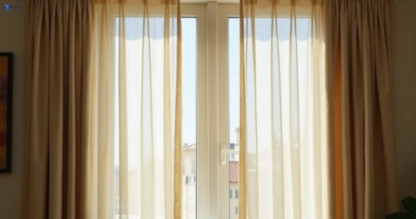 Dusty and dull curtains in gumdale before steam cleaning